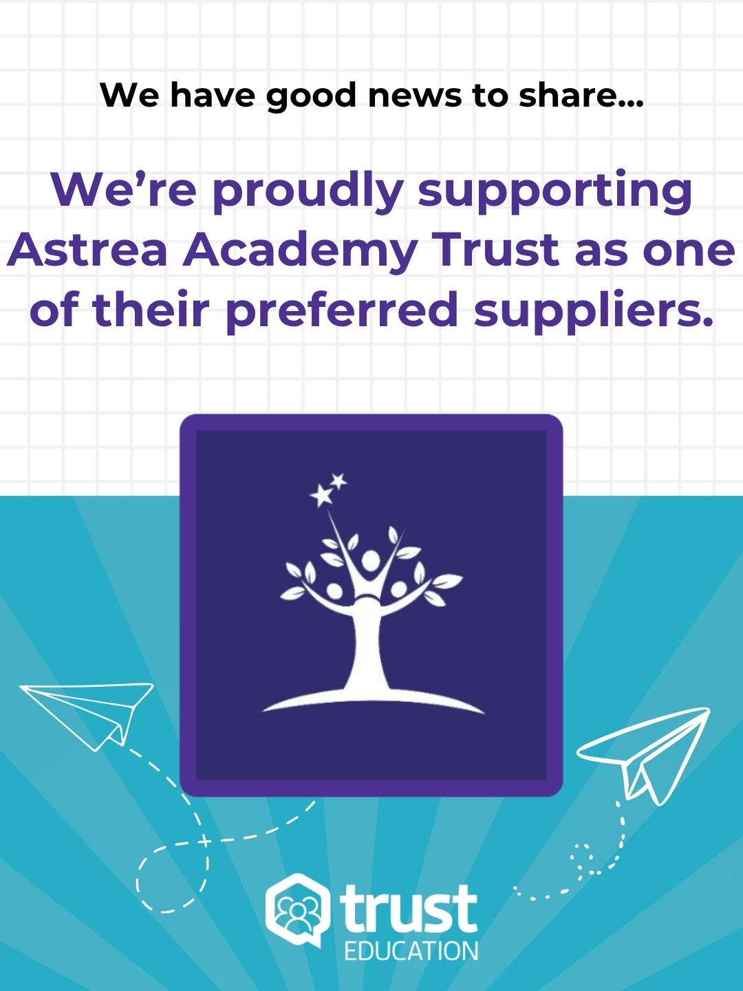 Preferred supplier for Astrea Academy Trust